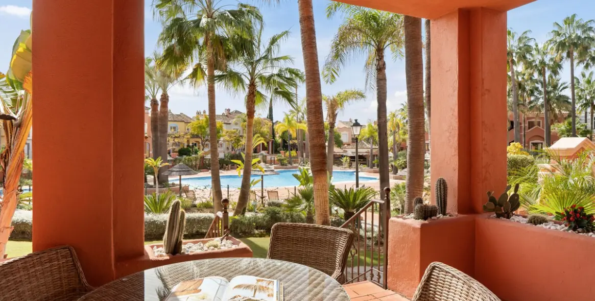 Short-term rent of ground floor apartment in Puerto Banús 8