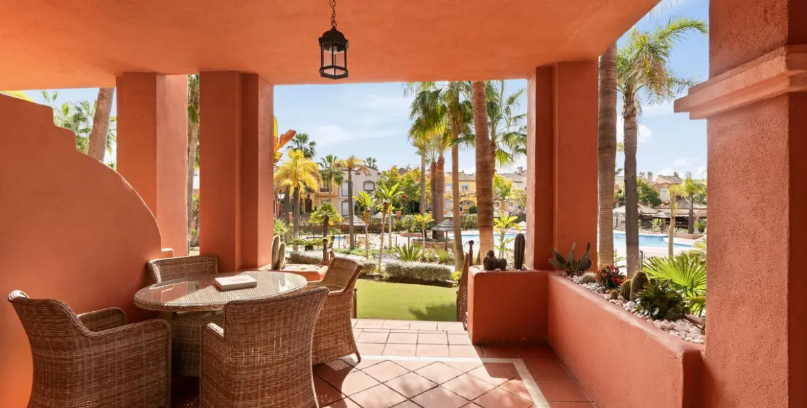 Short-term rent of ground floor apartment in Puerto Banús 16