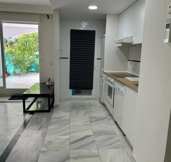 Long-term rent of ground floor apartment in Nueva Andalucía