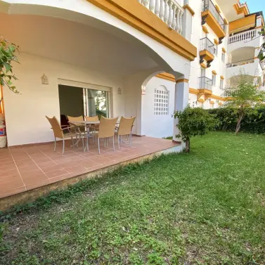 Long-term rent of ground floor apartment in Nueva Andalucía