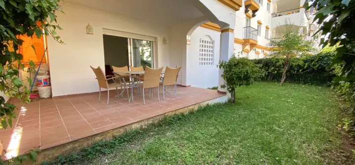 Long-term rent of ground floor apartment in Nueva Andalucía 3