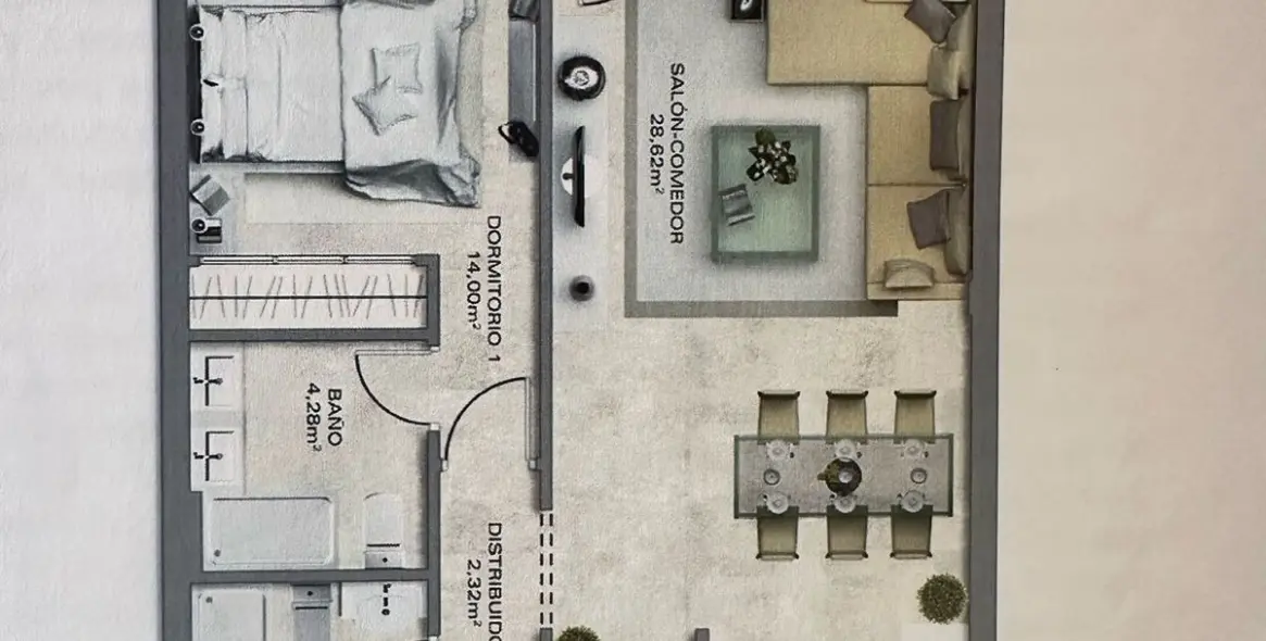 Long-term rent of middle floor apartment in Cancelada 13