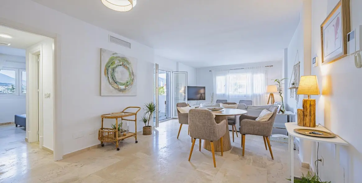 Long-term rent of ground floor apartment in Nueva Andalucía 7