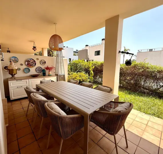 Long-term rent of ground floor apartment in Estepona