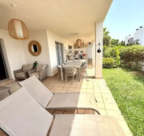 Long-term rent of ground floor apartment in Estepona