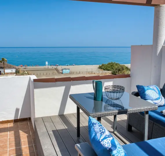 Долгосрочная аренда двухуровневого пентхауса в Manilva