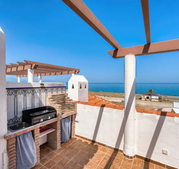 Долгосрочная аренда двухуровневого пентхауса в Manilva