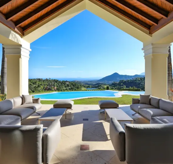 Short-term rent of detached villa in Benahavís