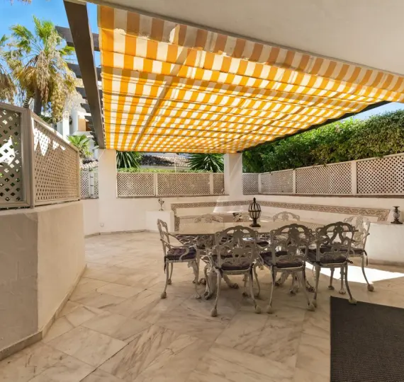 Long-term rent of ground floor apartment in Elviria