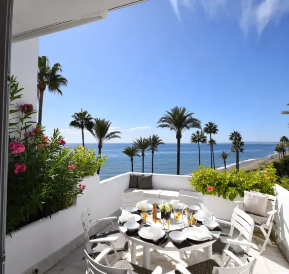 Short-term rent of penthouse in Estepona