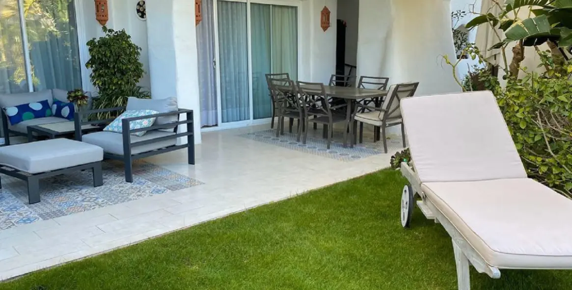 Short-term rent of ground floor apartment in Puerto Banús 3