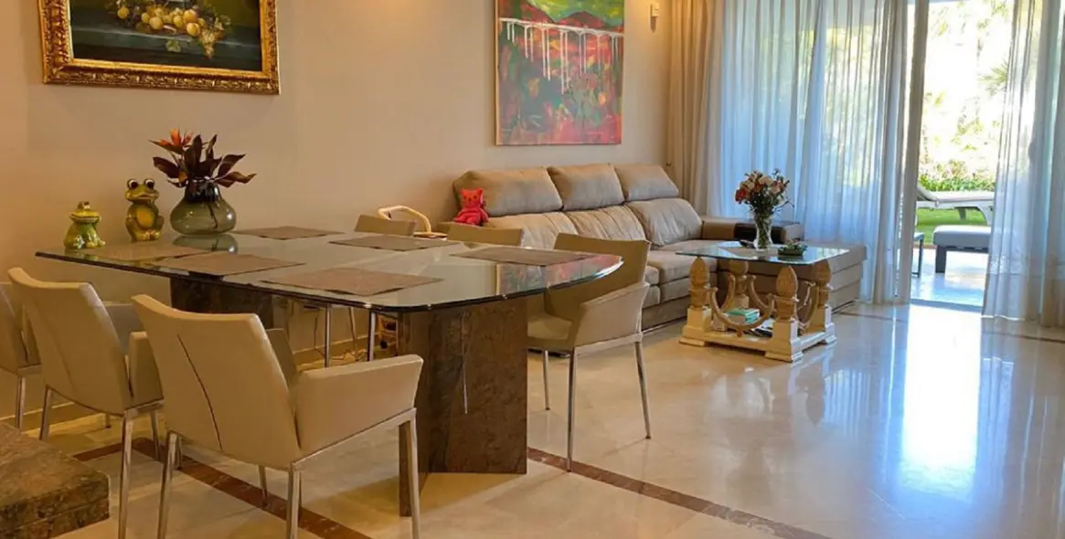 Short-term rent of ground floor apartment in Puerto Banús 9