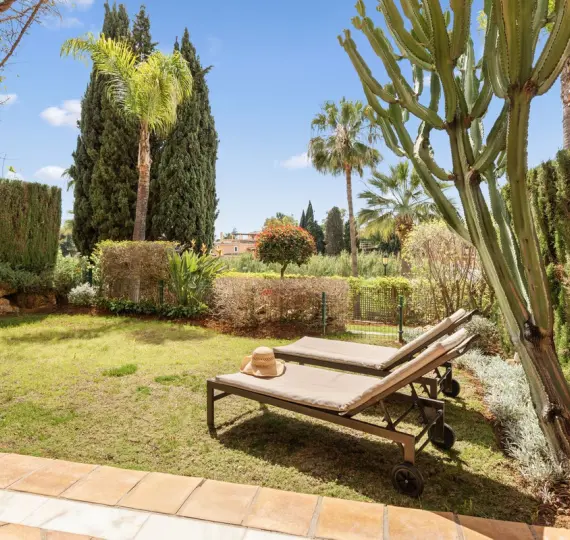 Short-term rent of ground floor apartment in Bahía de Marbella