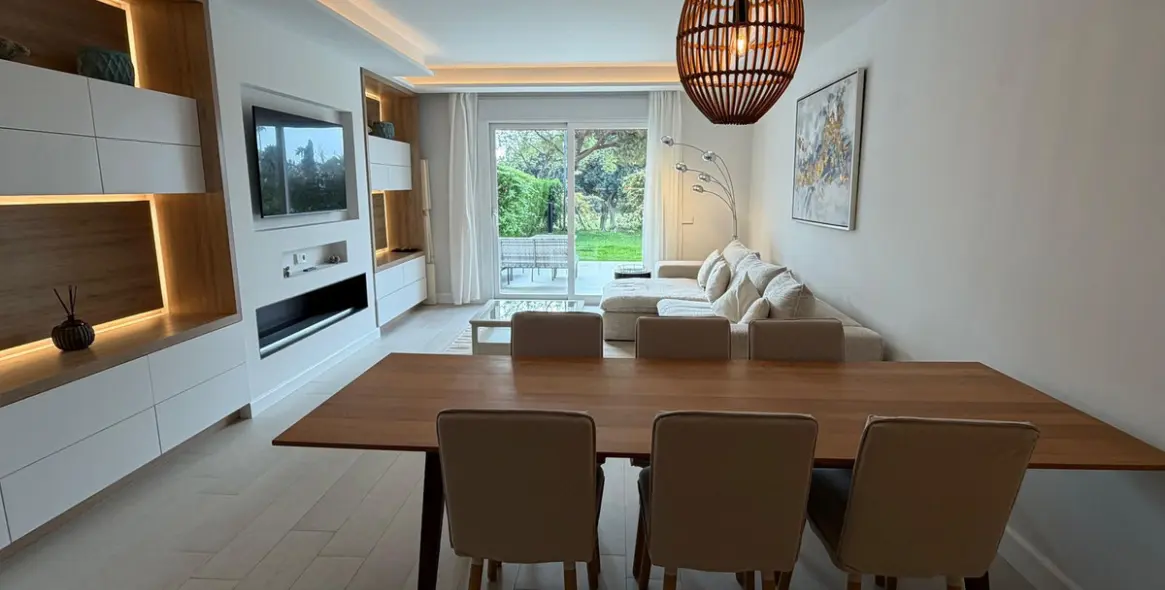 Long-term rent of ground floor apartment in Nueva Andalucía 9