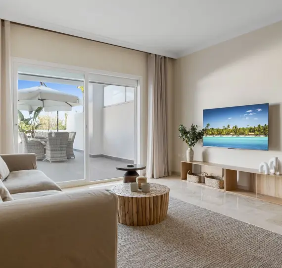 Long-term rent of ground floor apartment in Estepona