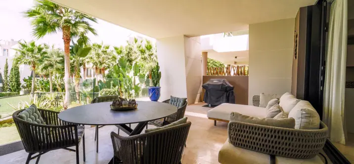 Долгосрочная аренда апартаментов на первом этаже в Cabopino 3