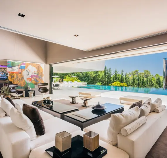 Short-term rent of detached villa in Marbella