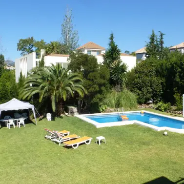 Short-term rent of detached villa in Nueva Andalucía