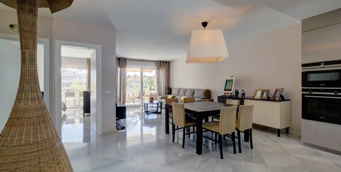 Short-term rent of middle floor apartment in Nueva Andalucía 3