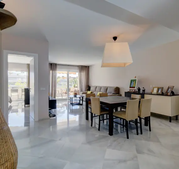 Short-term rent of middle floor apartment in Nueva Andalucía