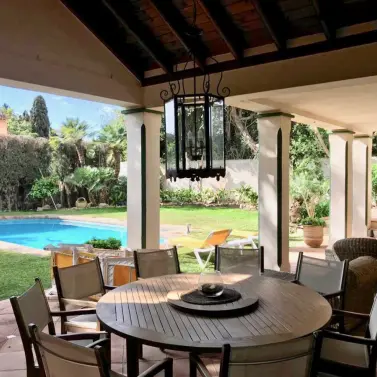 Short-term rent of detached villa in Guadalmina Baja