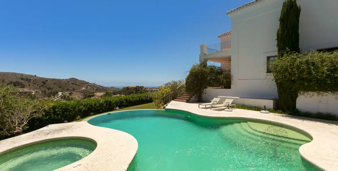 Short-term rent of detached villa in Benahavís 52
