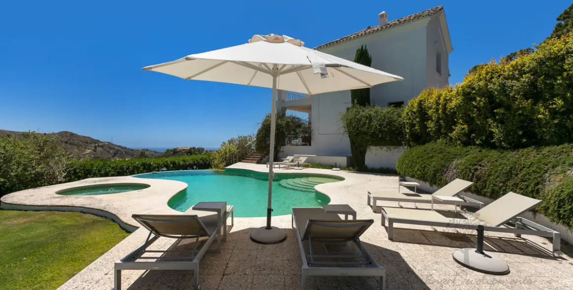 Short-term rent of detached villa in Benahavís 58