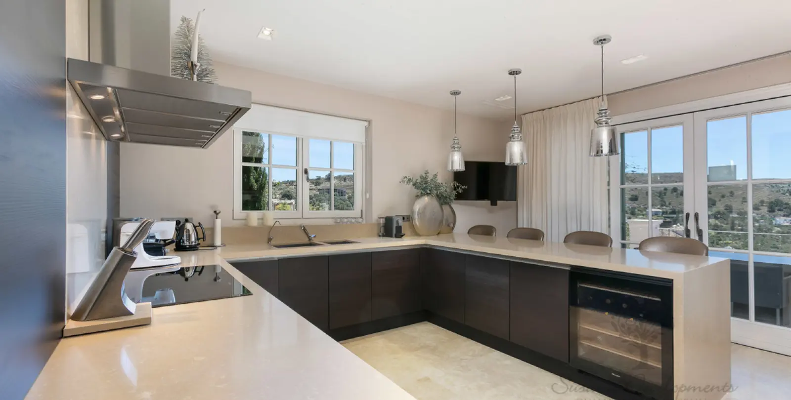 Short-term rent of detached villa in Benahavís 46