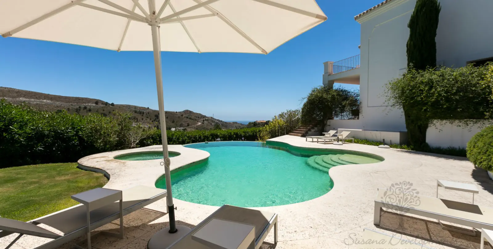Short-term rent of detached villa in Benahavís 63