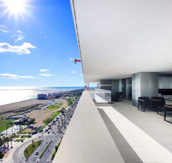 Long-term rent of penthouse in Málaga
