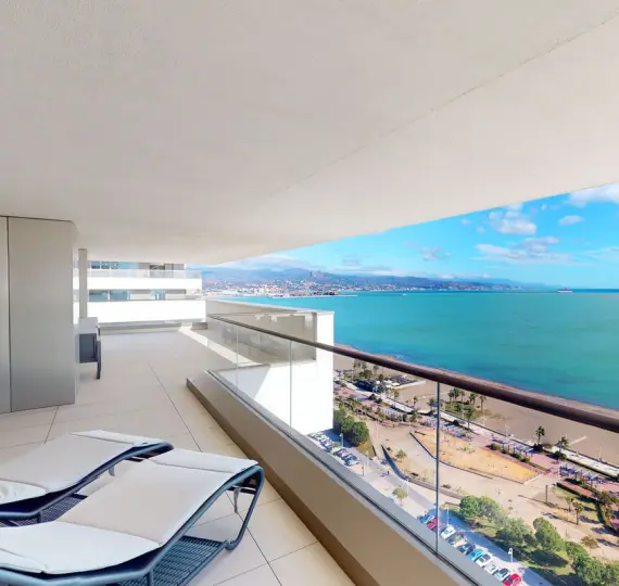 Long-term rent of penthouse in Málaga