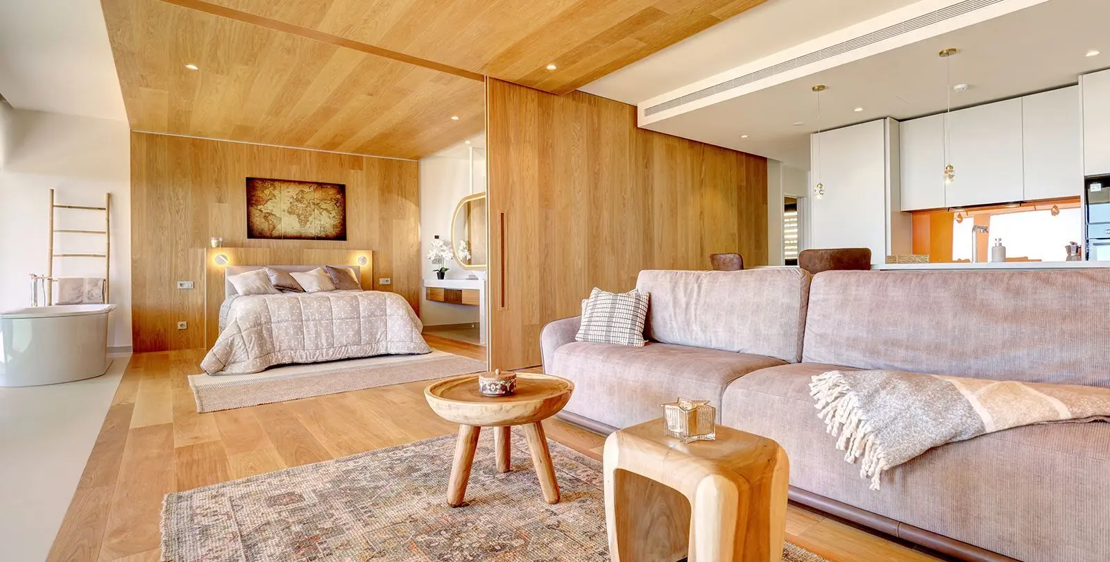 Venta de apartamento en planta media en Higueron 2
