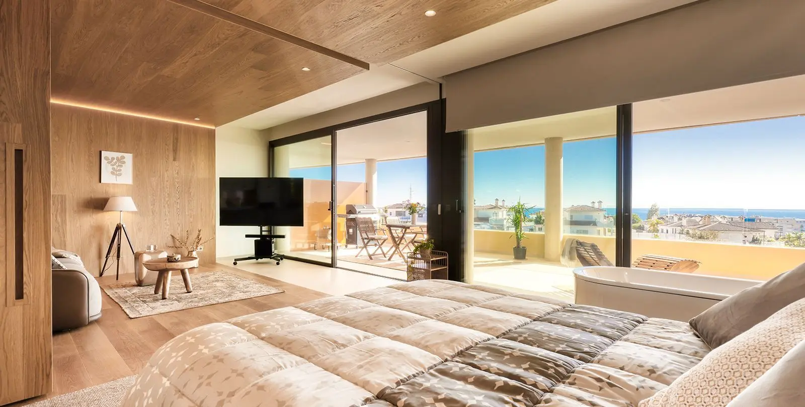 Venta de apartamento en planta media en Higueron 3