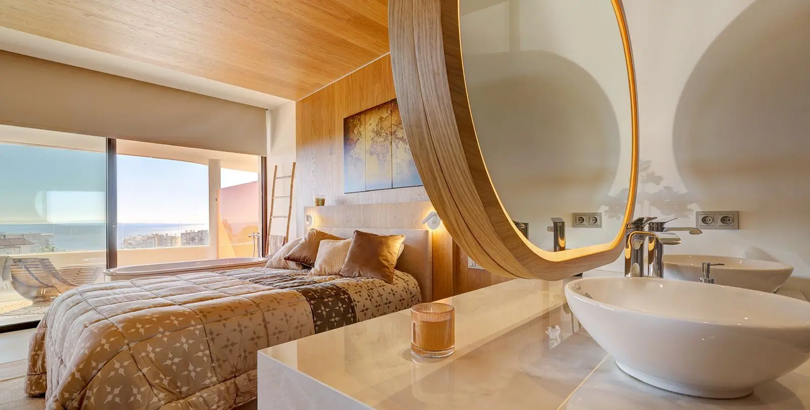 Venta de apartamento en planta media en Higueron 10