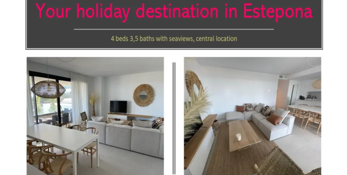 Short-term rent of ground floor apartment in Estepona 24
