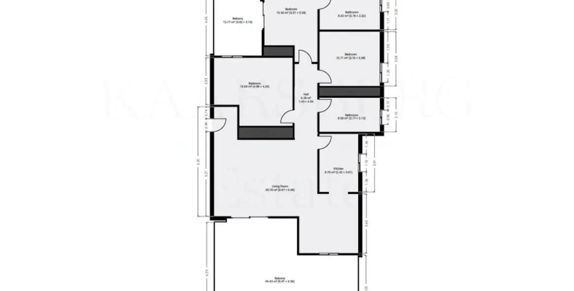 Sale of middle floor apartment in La Mairena 41