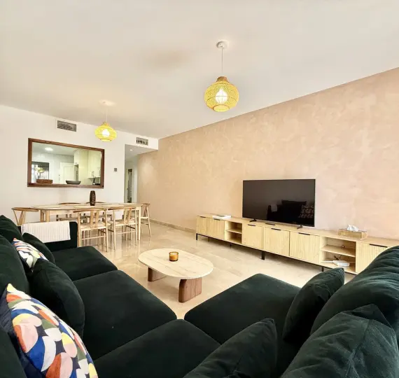 Short-term rent of ground floor apartment in La Duquesa