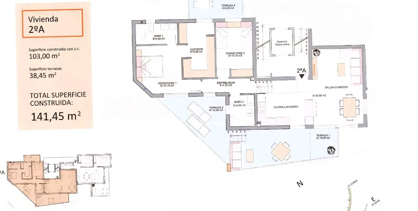 Продажа апартаментов на среднем этаже в Montemar 34