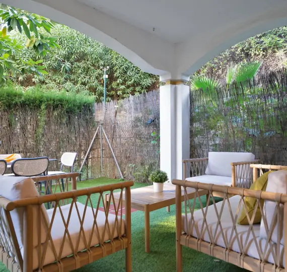 Sale of ground floor apartment in Nagüeles