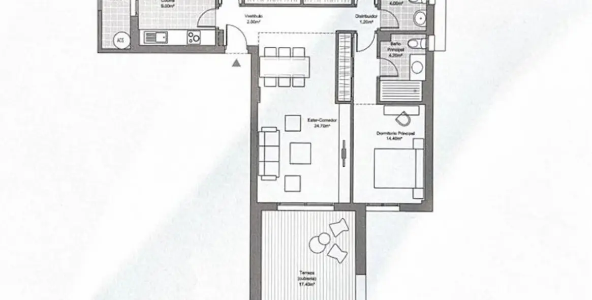 Sale of middle floor apartment in La Cala Golf 33