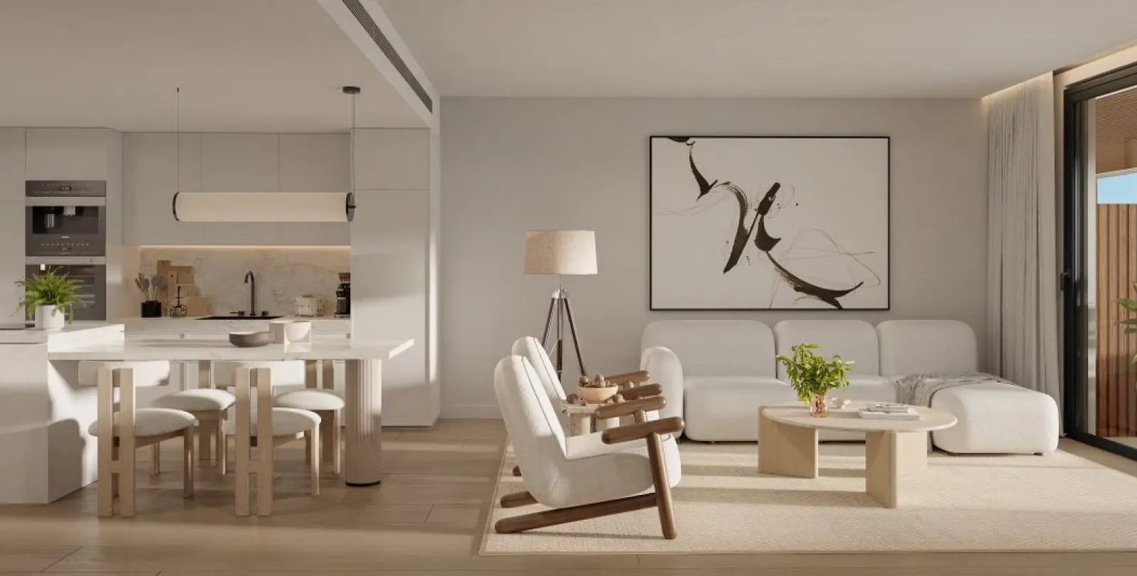 Sale of ground floor apartment in Higueron 8