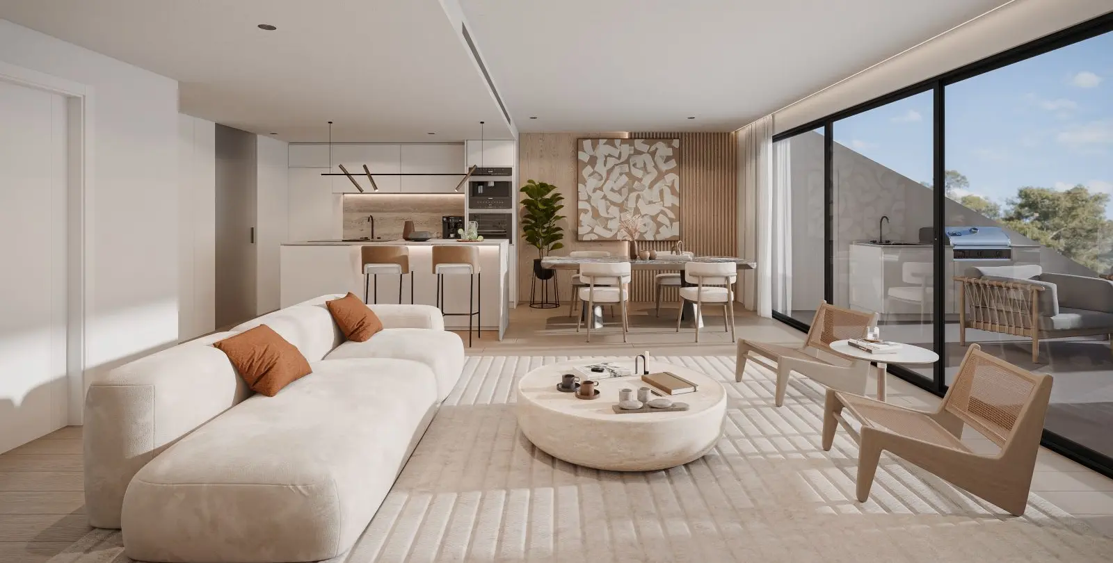Sale of ground floor apartment in Higueron 17