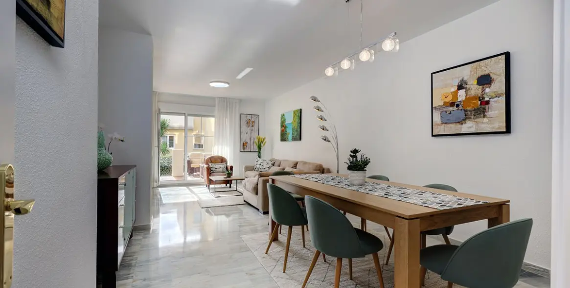 Short-term rent of ground floor apartment in Cabopino 1