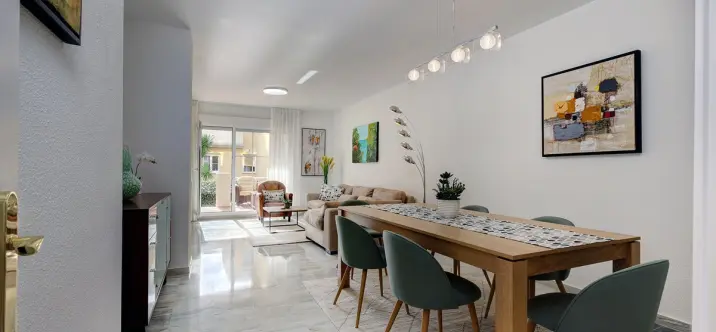 Short-term rent of ground floor apartment in Cabopino 0