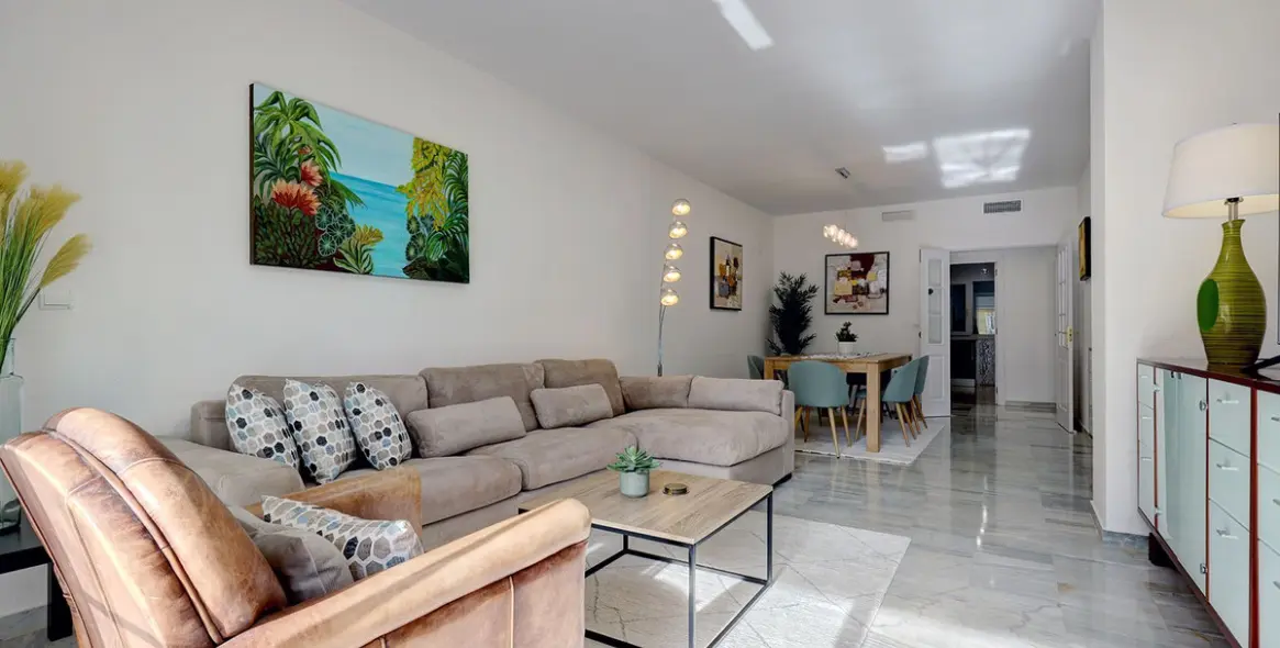 Short-term rent of ground floor apartment in Cabopino 7