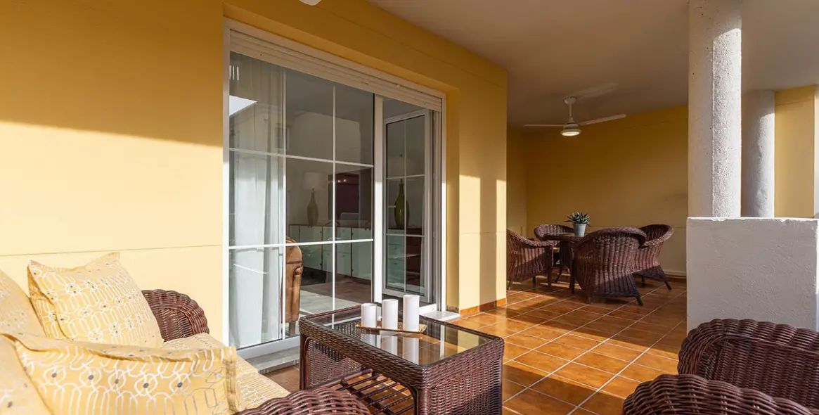 Short-term rent of ground floor apartment in Cabopino 13