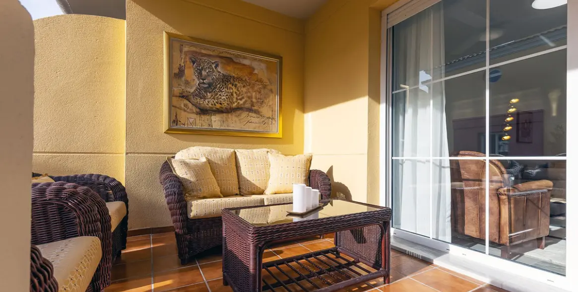 Short-term rent of ground floor apartment in Cabopino 18