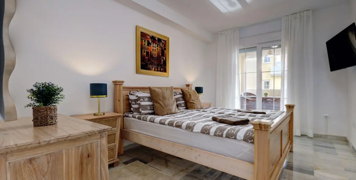 Short-term rent of ground floor apartment in Cabopino 22