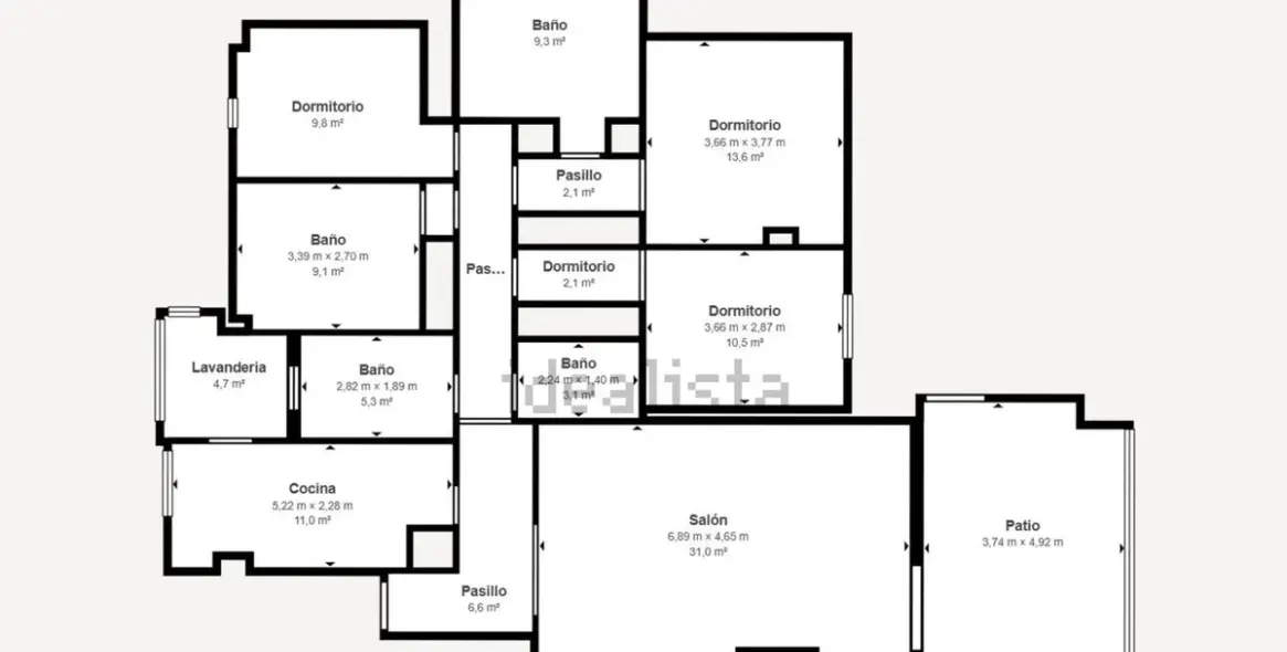 Venta de apartamento en planta media en Hacienda del Sol 24