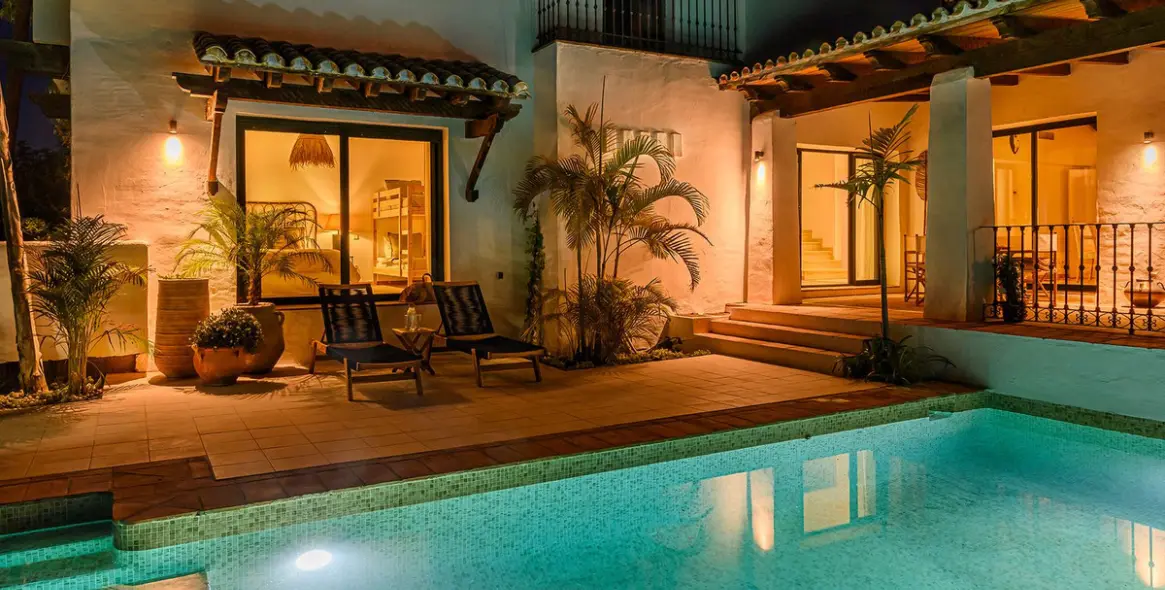 Краткосрочная аренда  отдельно стоящей виллы в Estepona 47